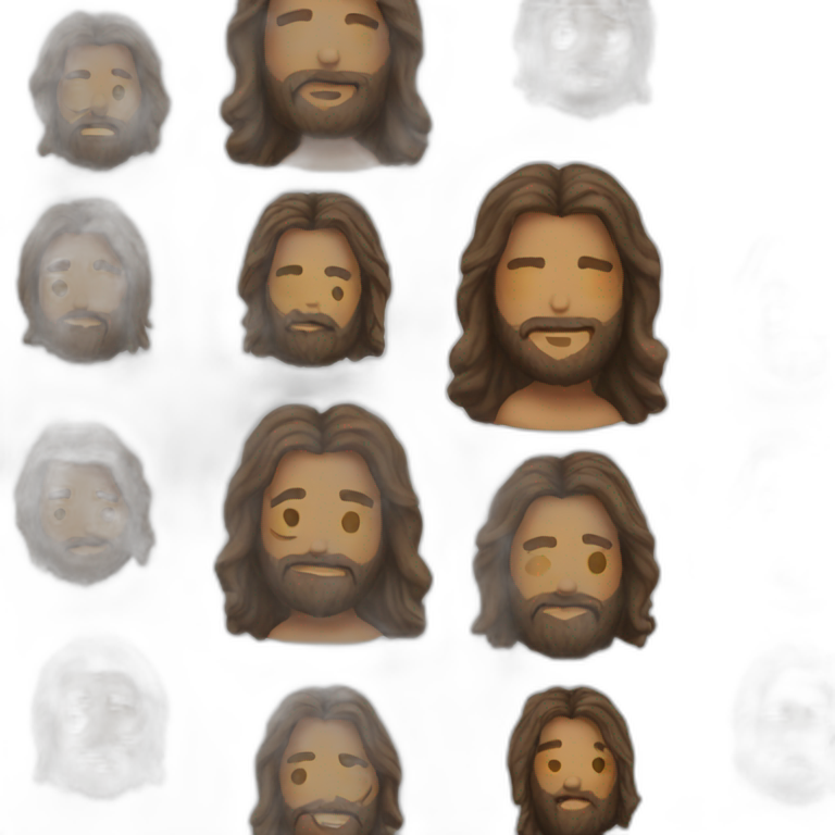 jesus i love emoji
