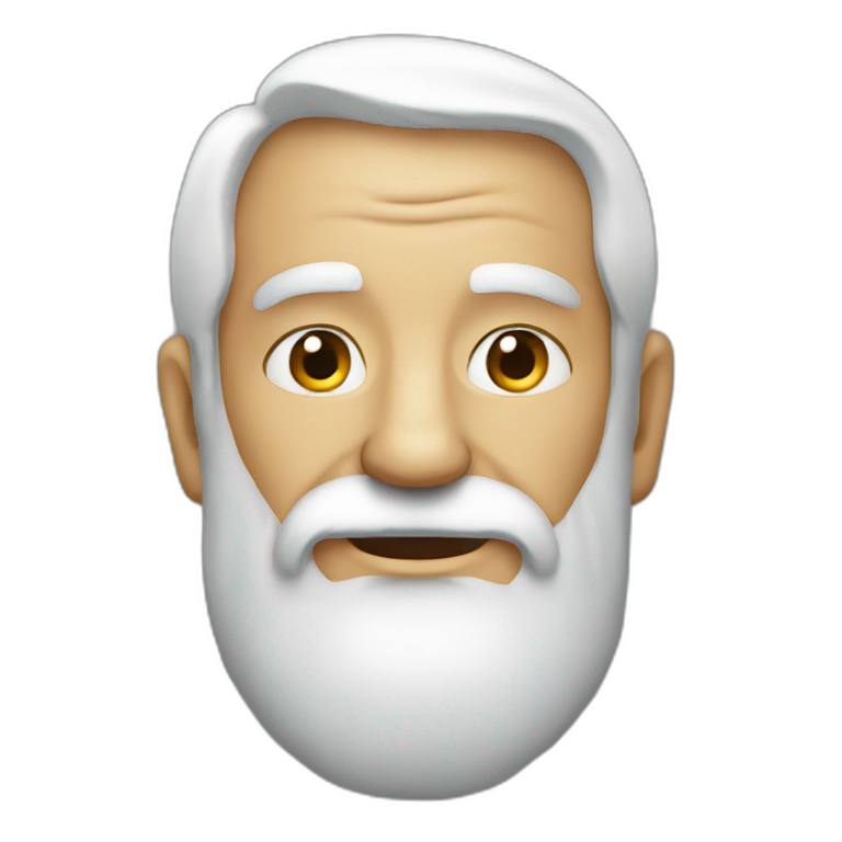 old beard man emoji