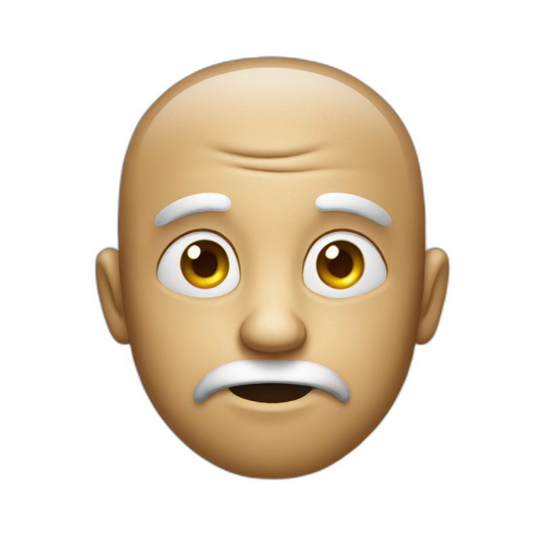 old thinking face emoji