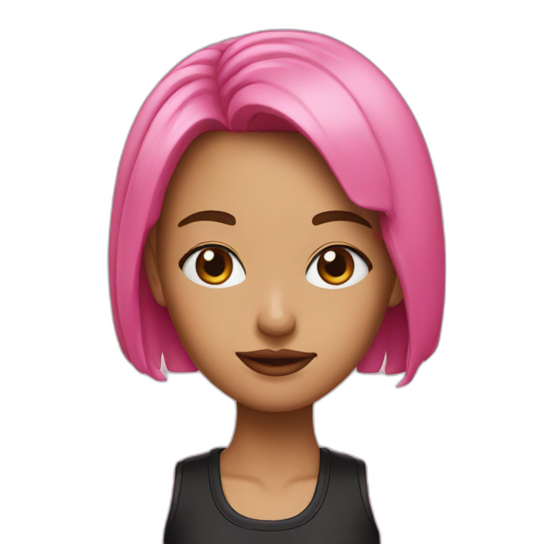 Lisa black pink  emoji