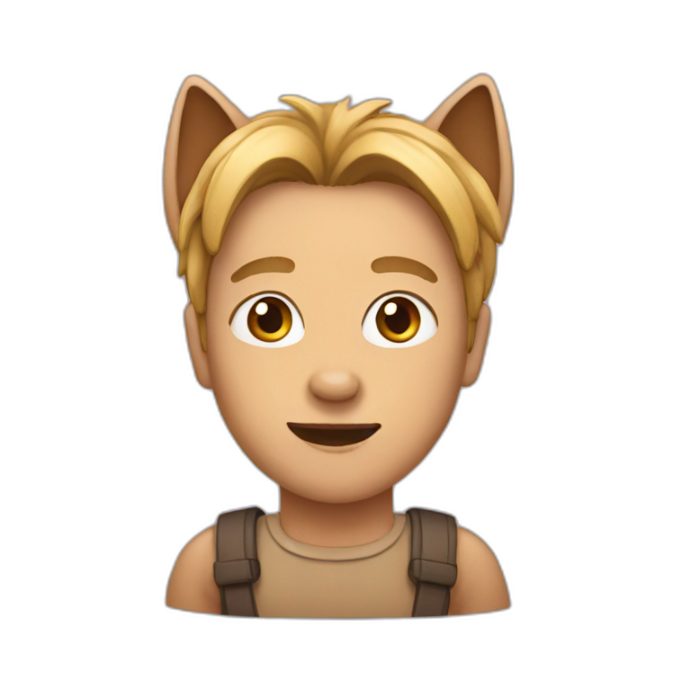 human with dog ears emoji