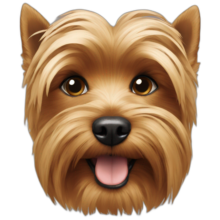 Dog yorkie emoji
