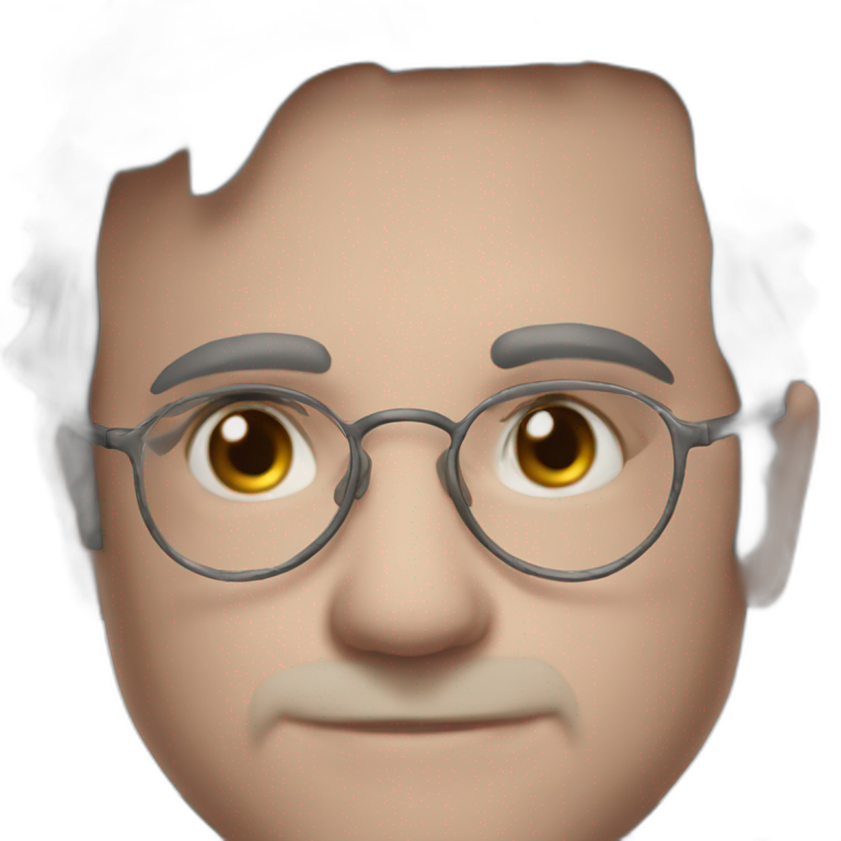 grey-haired boy with glasses emoji