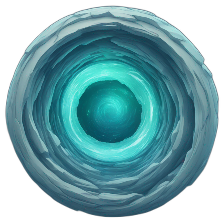vortex portal bluen and reen emoji