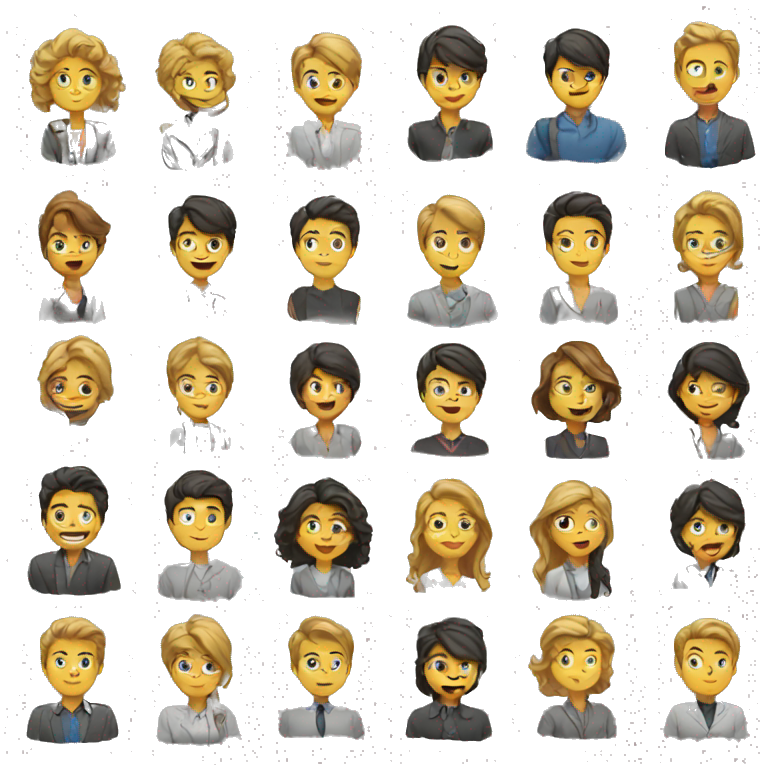  employees faces emoji