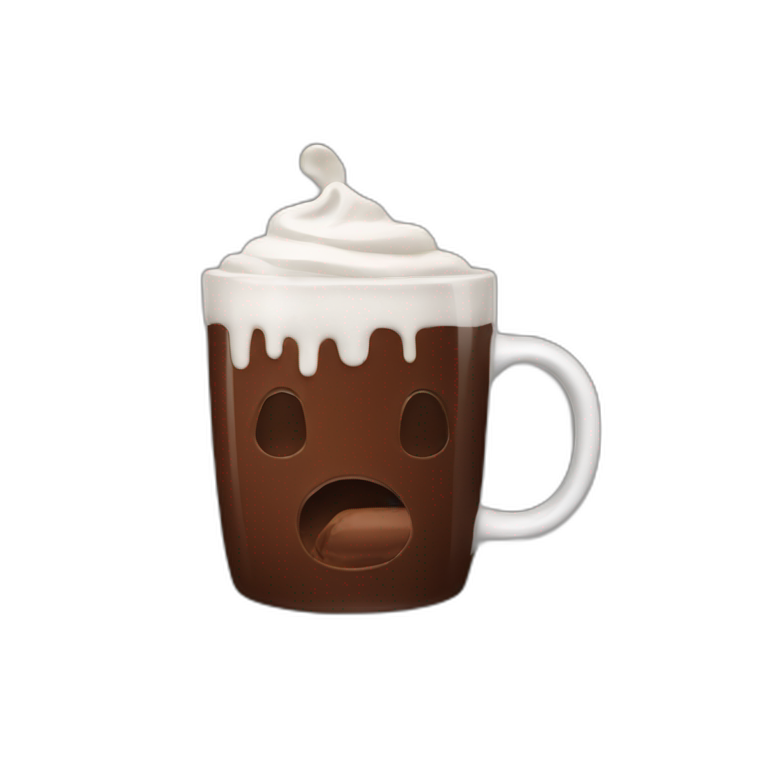 mug of drinking chocolate emoji