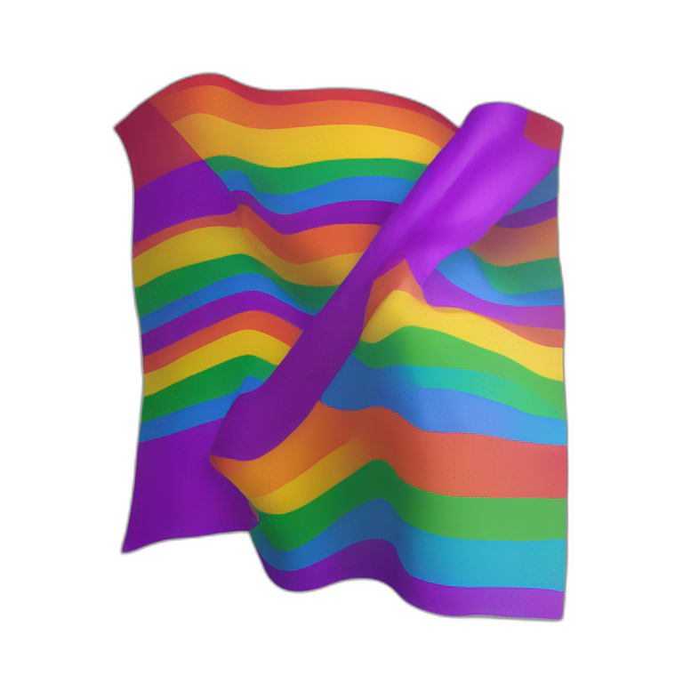 pride flag intersectinoal emoji