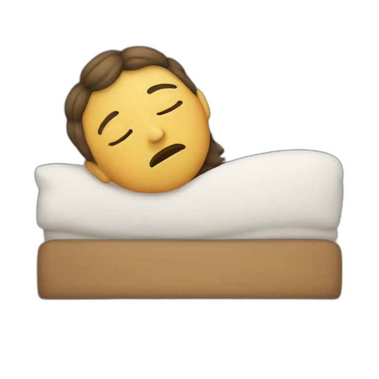 Someone sleeping emoji