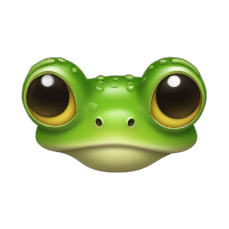 Little frog emoji