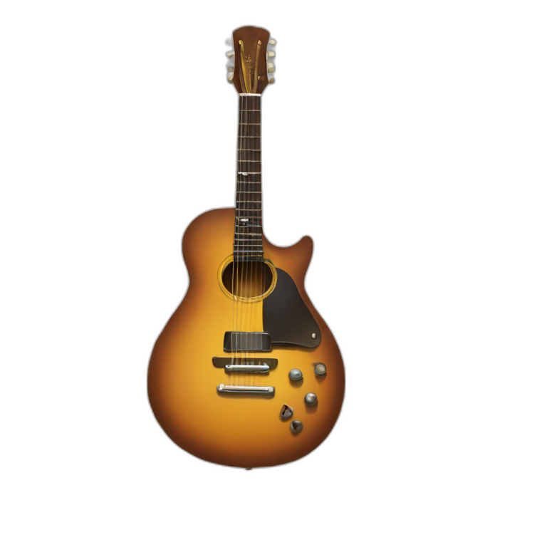 Classic guitar emoji