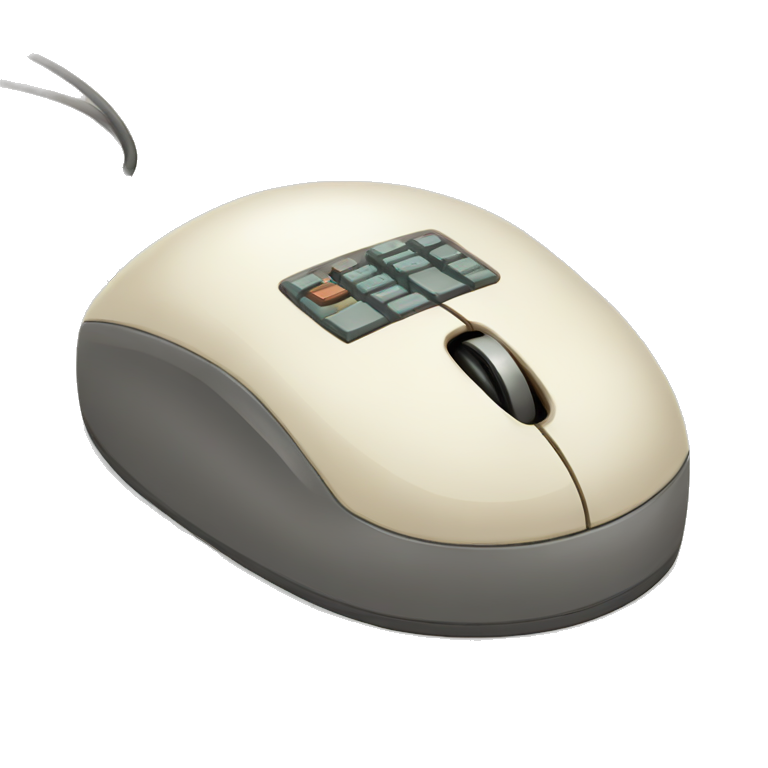 vintage computer mouse emoji
