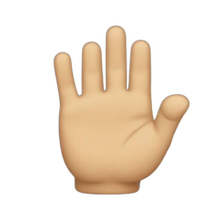 finger point down emoji