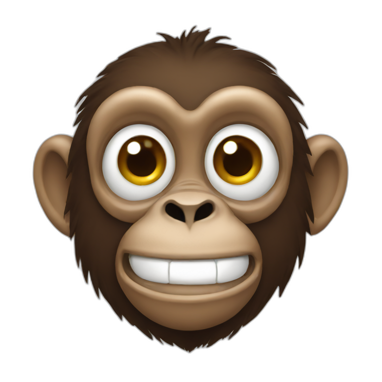 silly monkey emoji