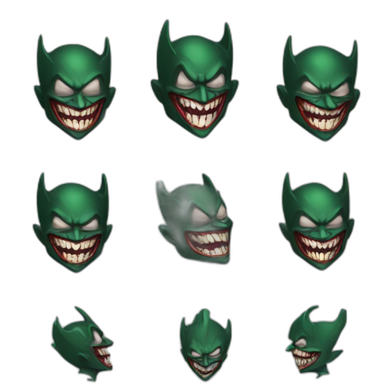 Joker Batman who laughs emoji