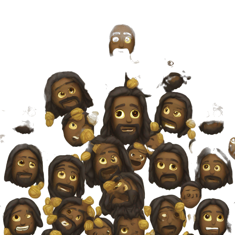 black jesus micdropping emoji