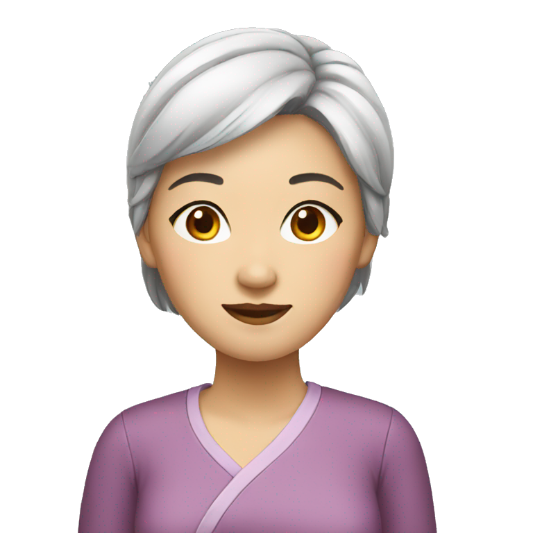 Chinese woman emoji