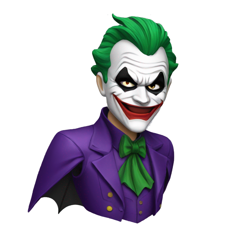 Joker as batman emoji