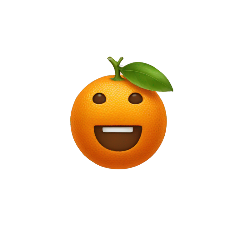 orange emoji