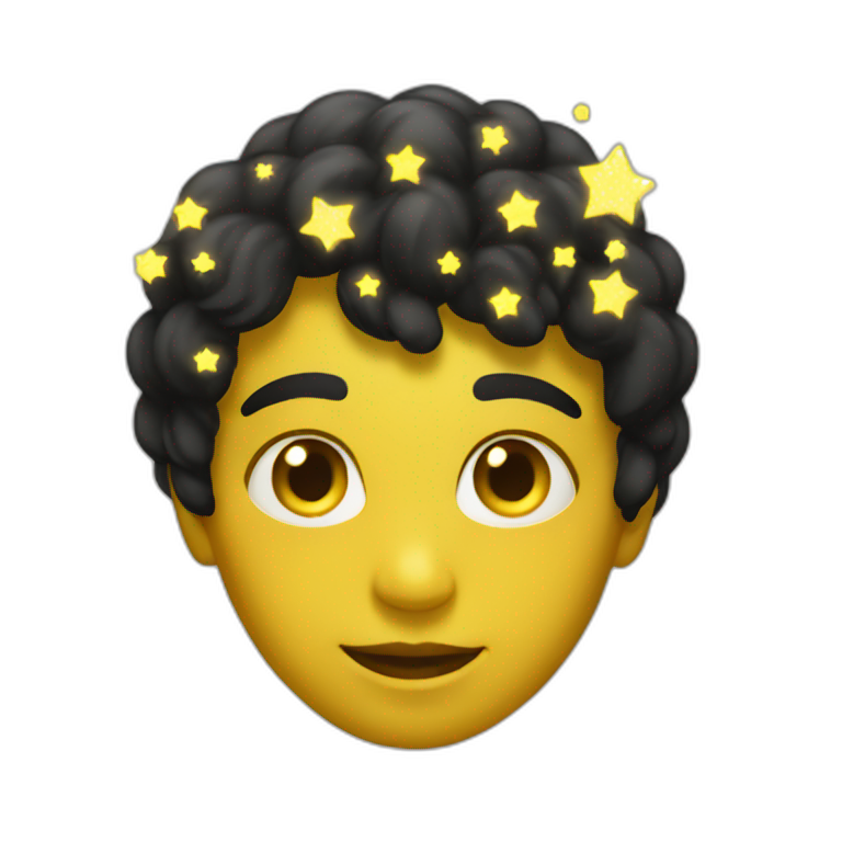 yellow sparkles emoji