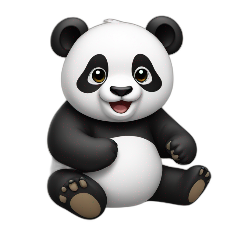 panda happy emoji