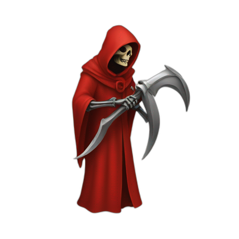 reaper in red emoji
