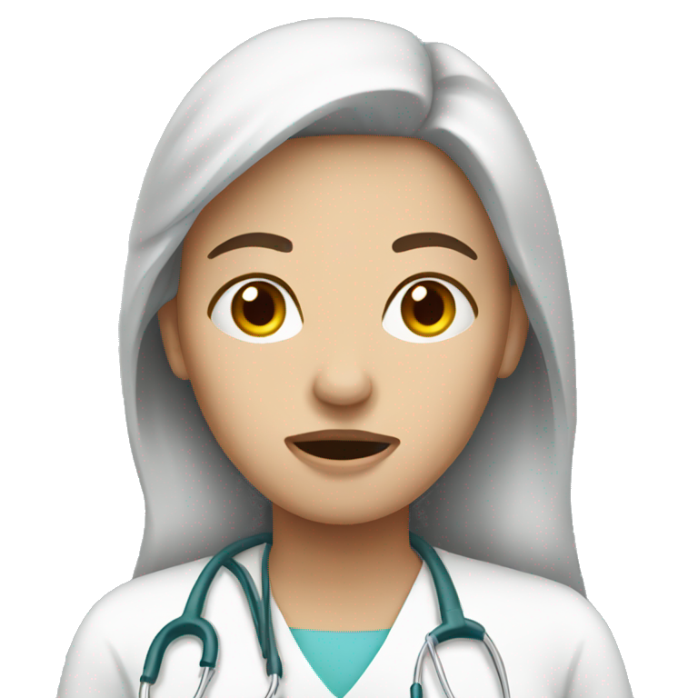 woman patient symptom emoji