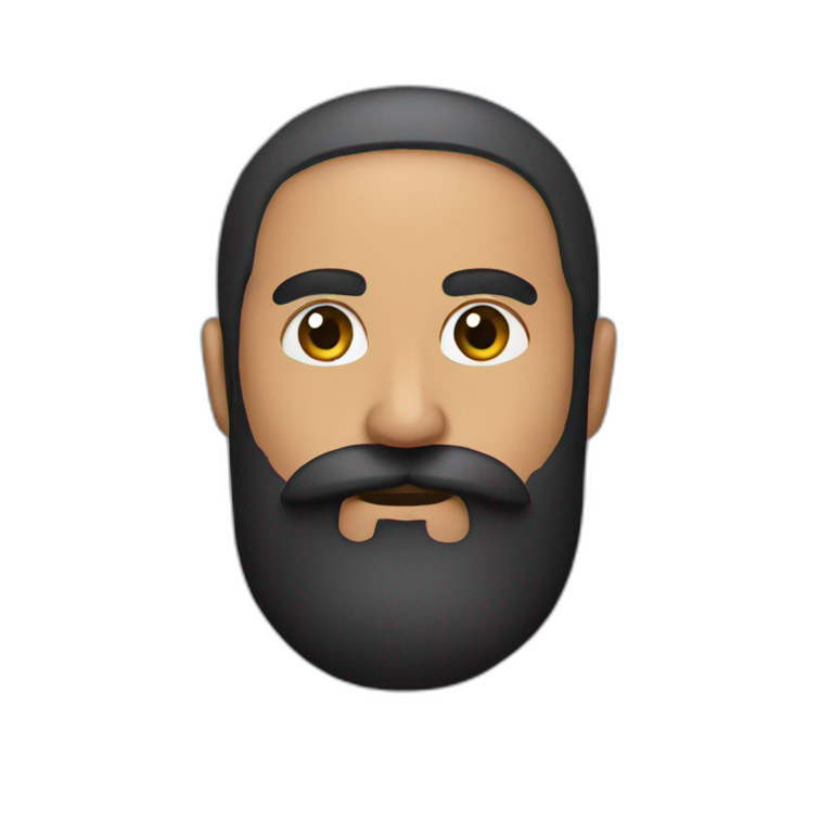 black beard emoji