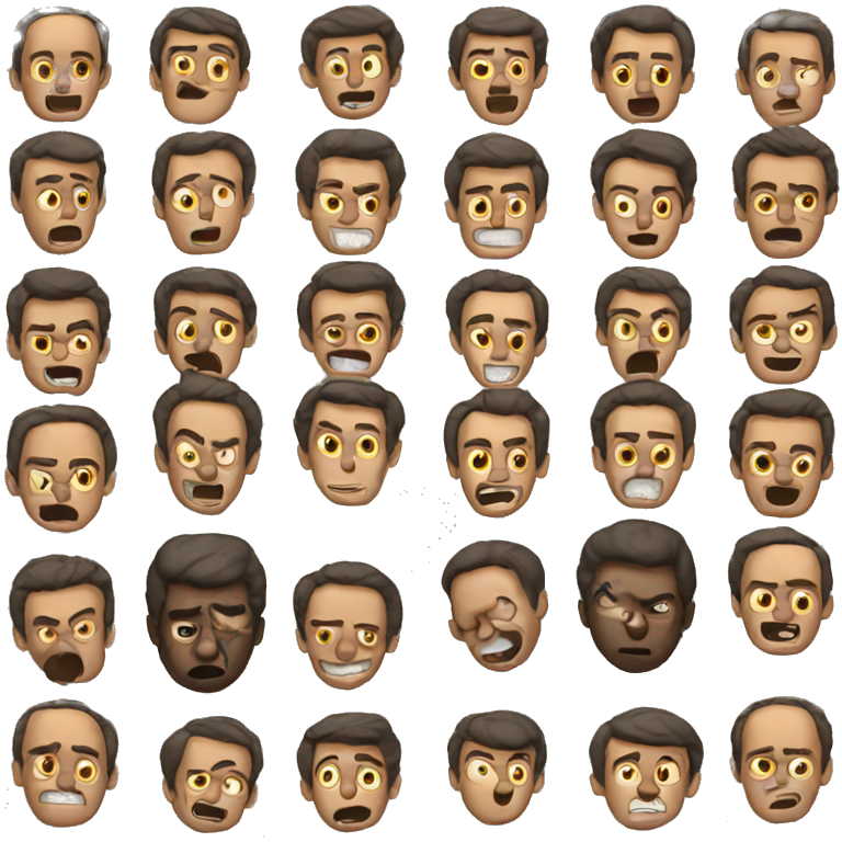 Insane man emoji