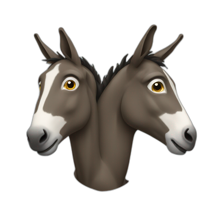 two-headed-donkey emoji