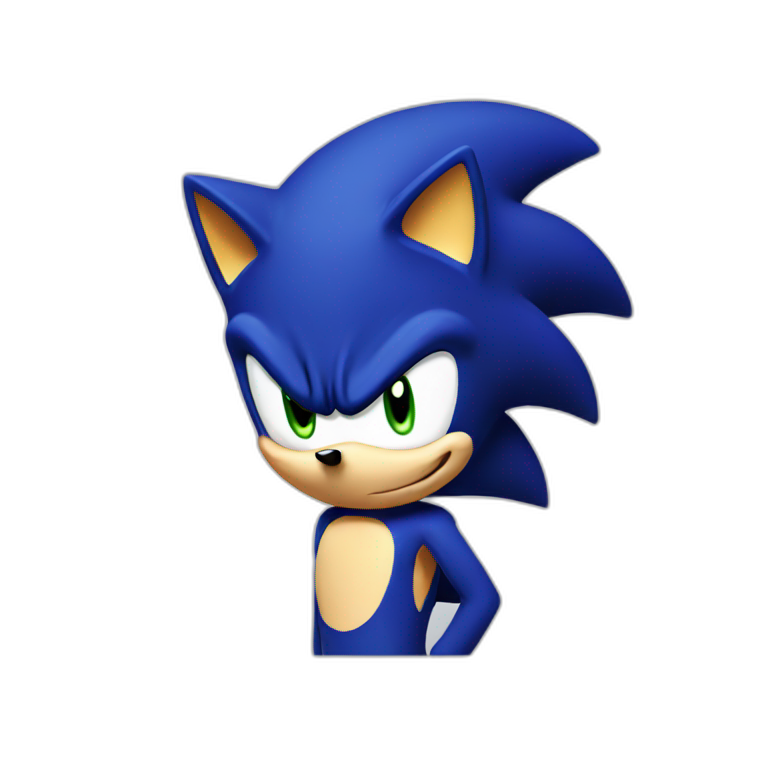 Sonic shadow emoji