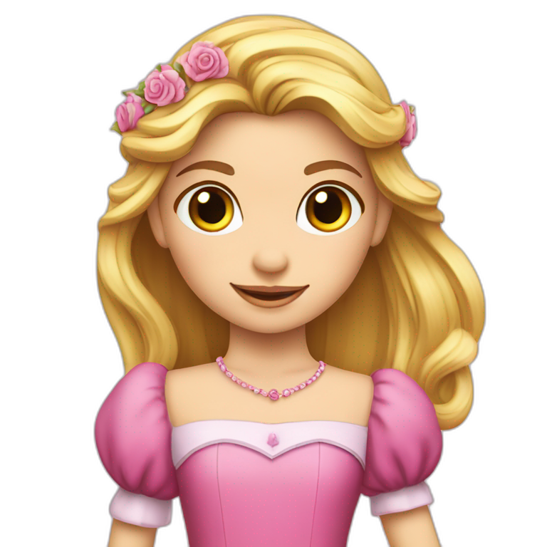 Mädchen Prinzessin verliebt emoji
