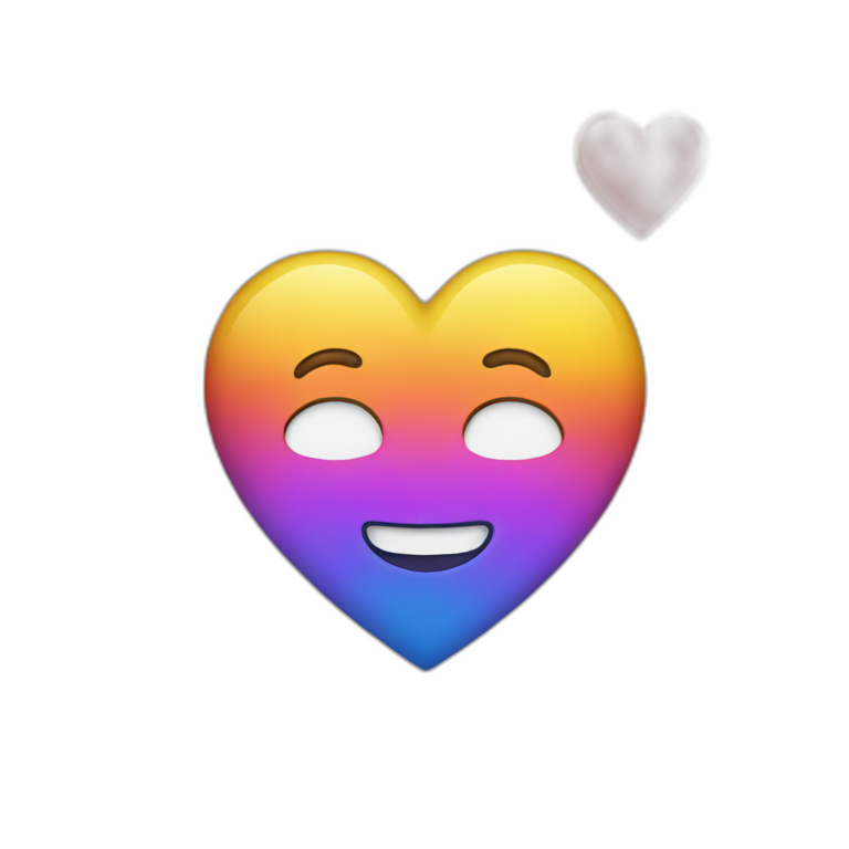 lgbt heart emoji