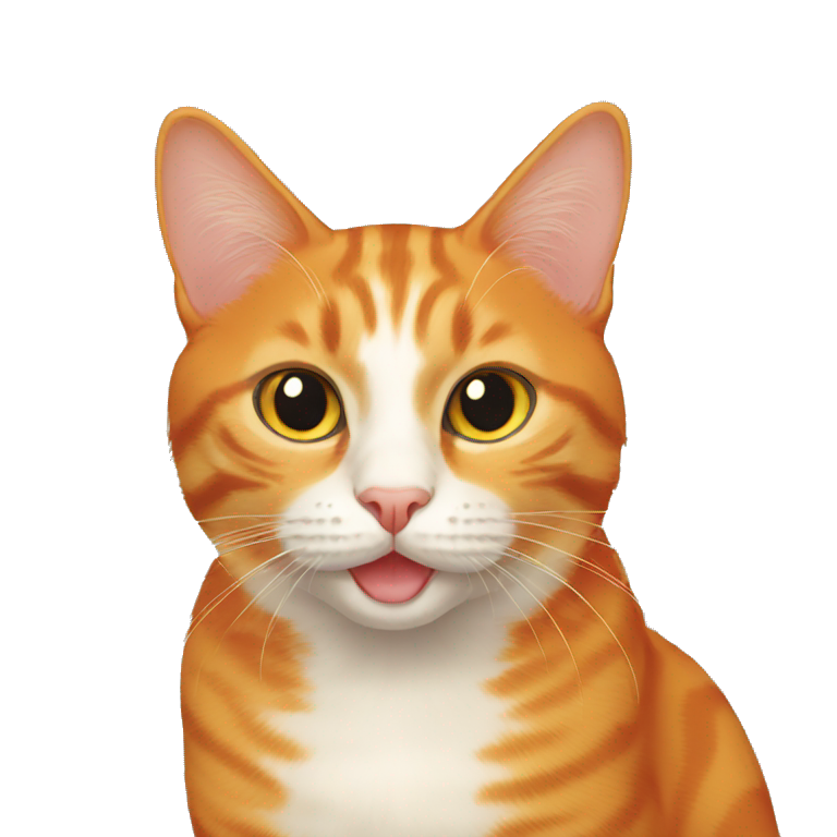 Orange cat cat emoji