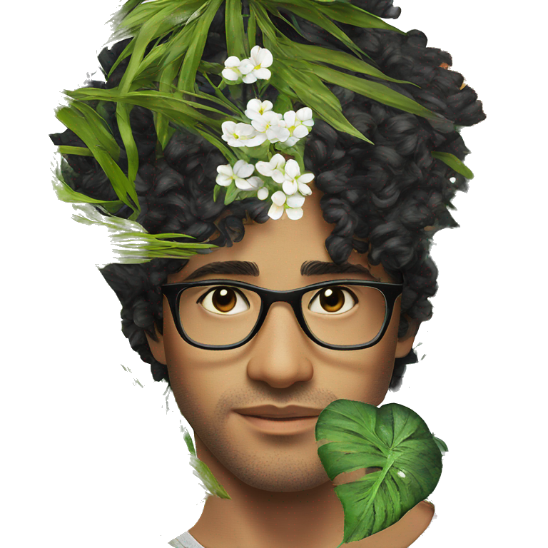 "dark-haired boy with glasses" emoji