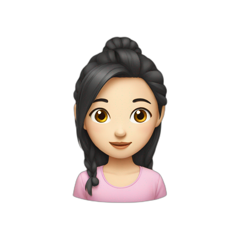cute asian girl emoji