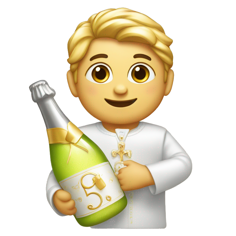 Christening floathome on new years 2025 with champagne bottle emoji