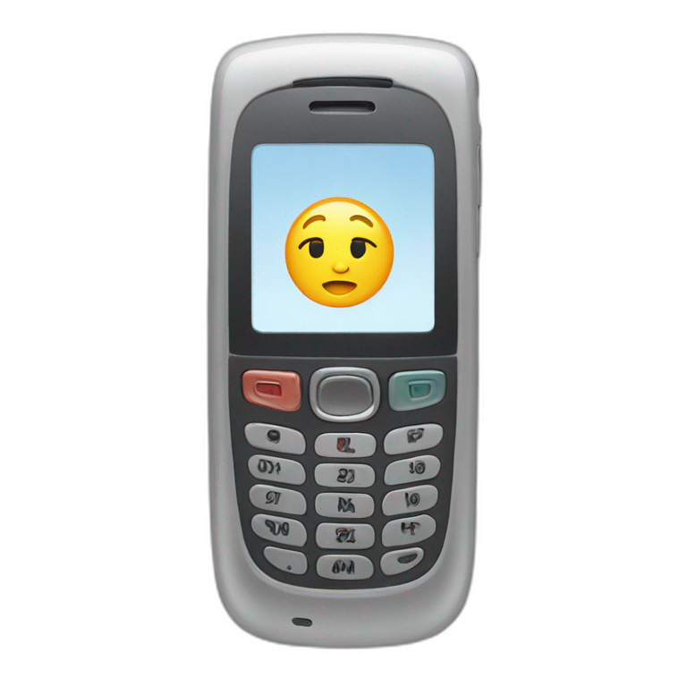 2000s flip-phone  emoji