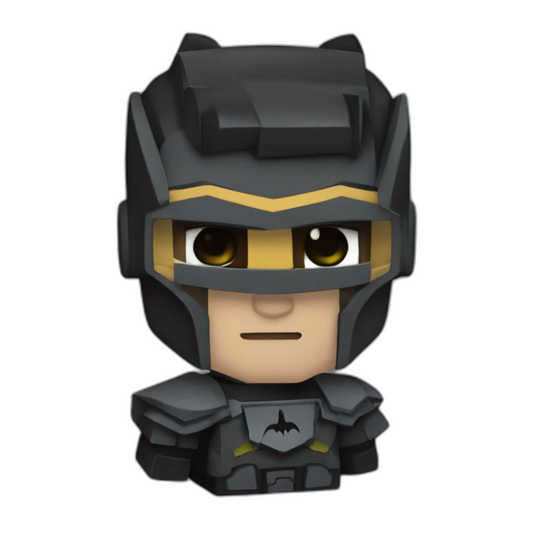 Batman x mincraft emoji