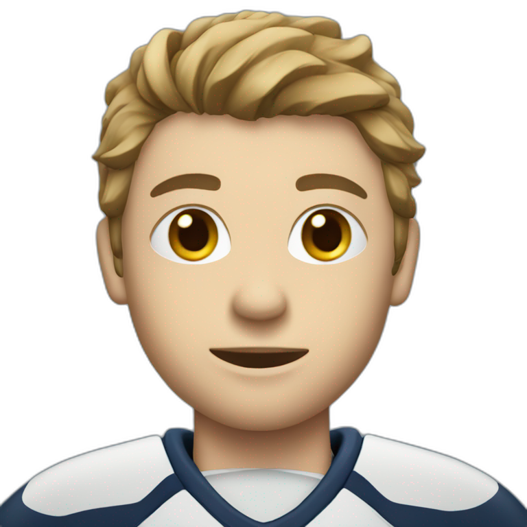 Ice hockey player emoji