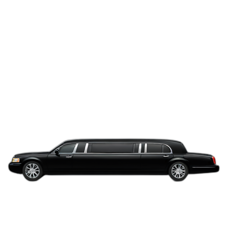 long black limousine emoji