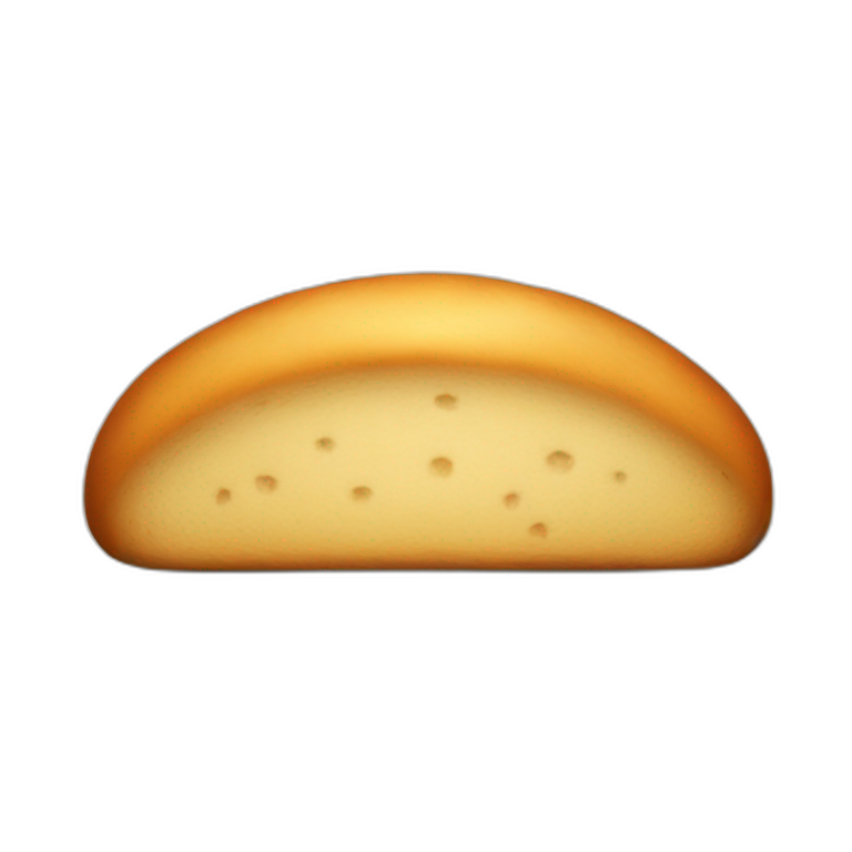 round bread inside the oven emoji