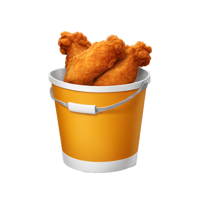 fried chicken bucket emoji