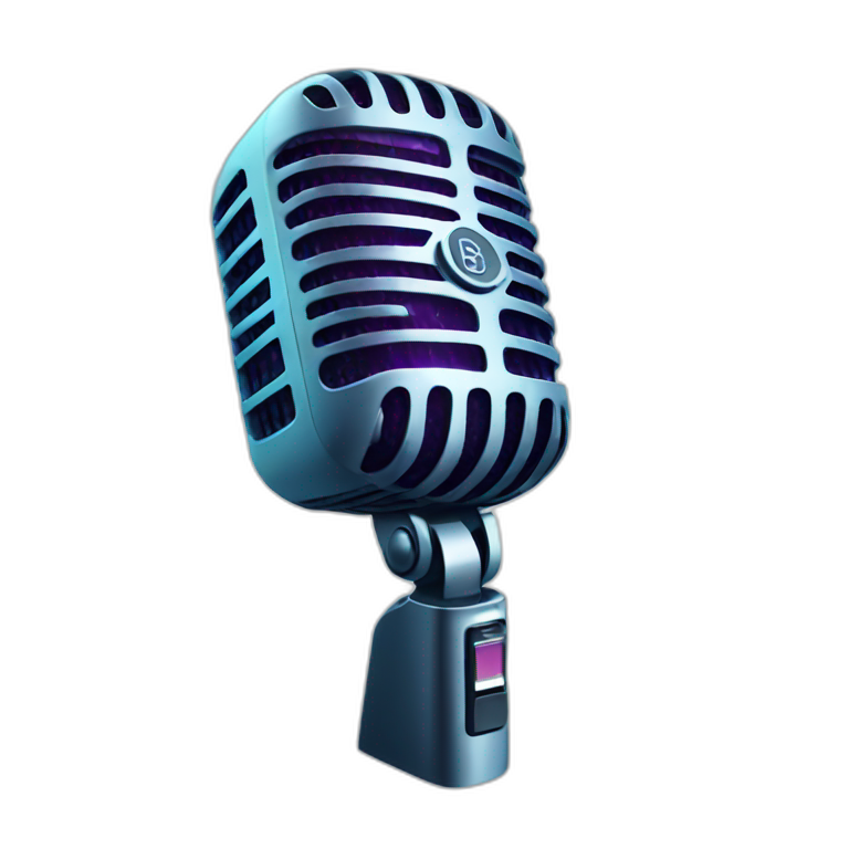  rgb microphone emoji
