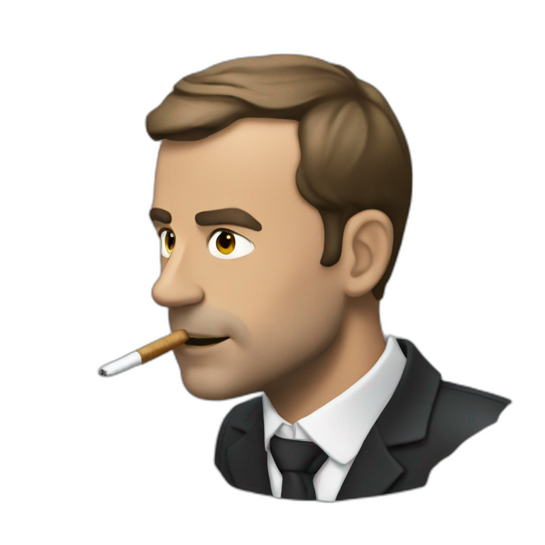 Macron smoke emoji