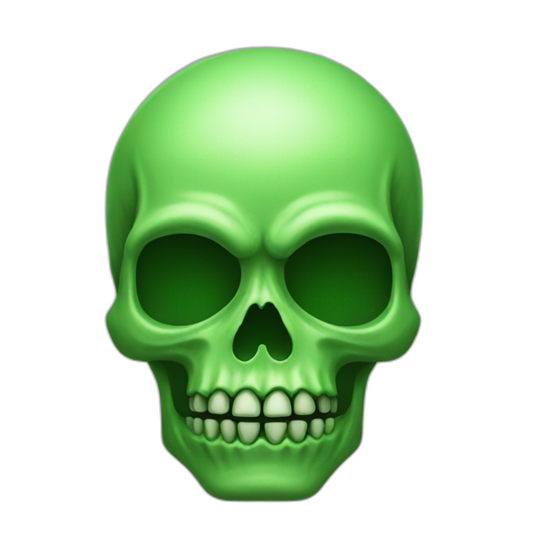 green skull emoji