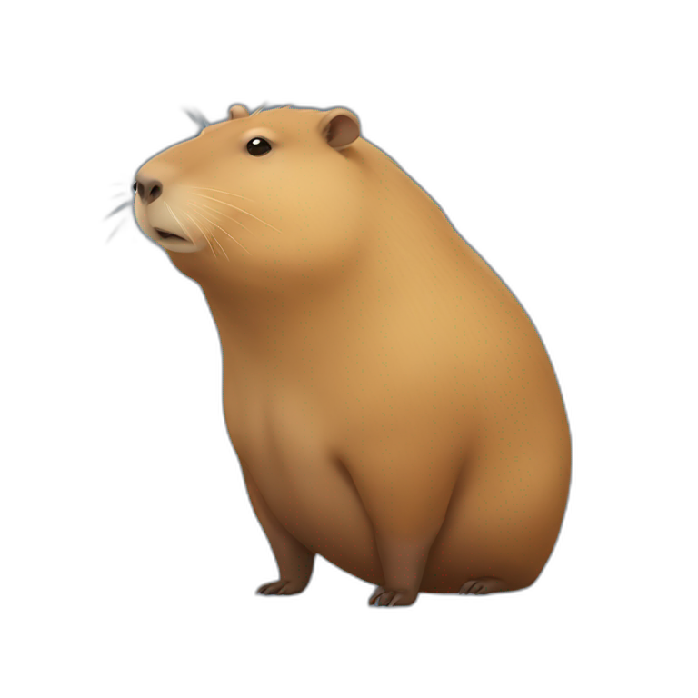 fat fat fat capybara emoji