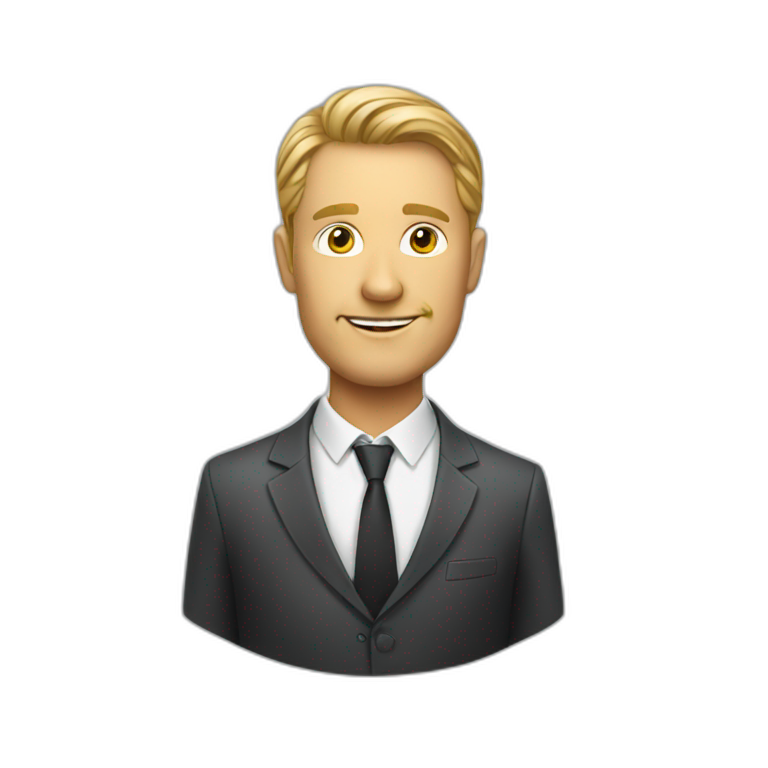 Denmark businessman emoji