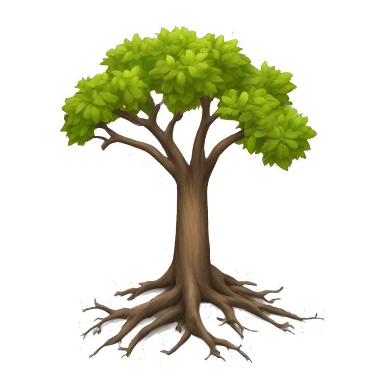 leafless tree emoji