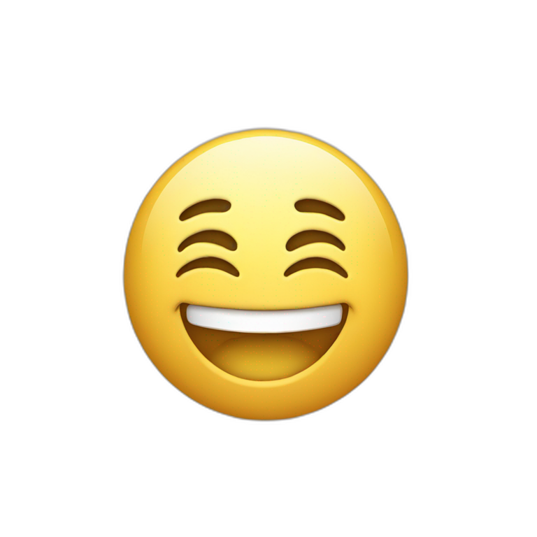 Smile shaking head in yes  emoji