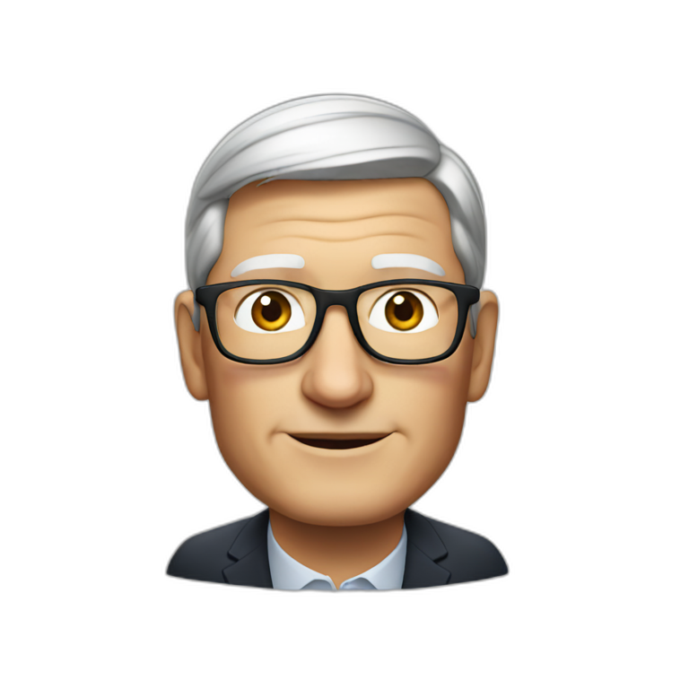 Apple CEO Tim Cook emoji